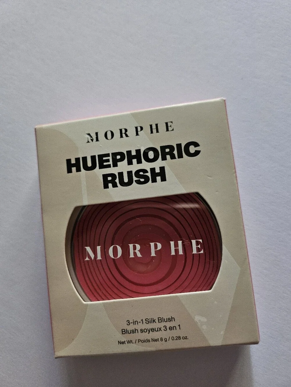 NEW Morphe Huephoric Rush Cream Blush 3 in 1 Silk Blush in PLEASURED 8g/.28oz